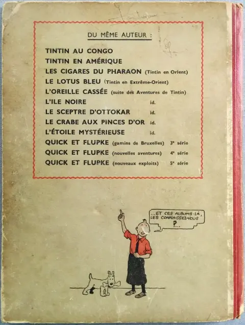 Verso de l'album Quick et Flupke - Gamins de Bruxelles 3e série
