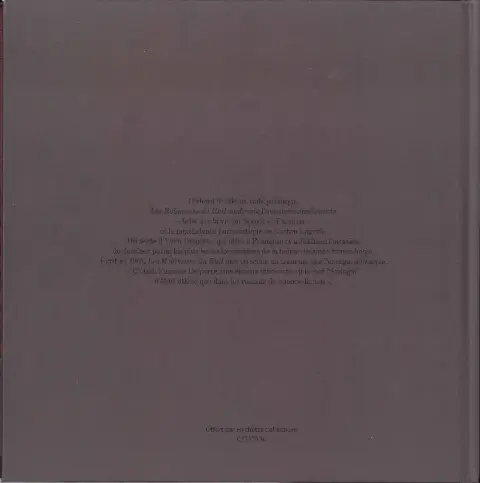 Verso de l'album Les Robinsons du rail