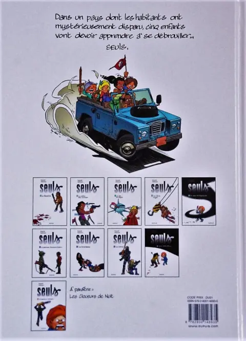 Verso de l'album Seuls Tome 5 Au cœur du Maelström