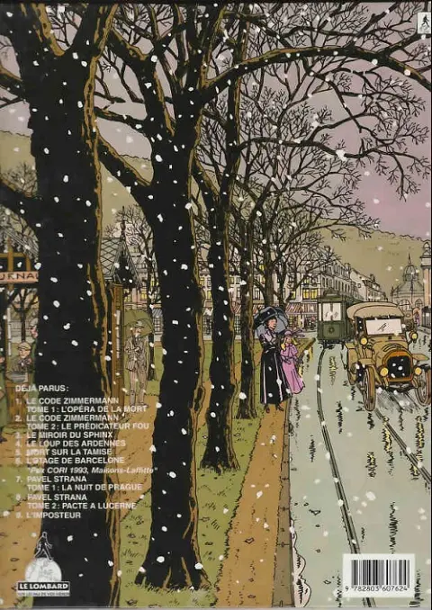 Verso de l'album Victor Sackville Tome 4 Le loup des Ardennes