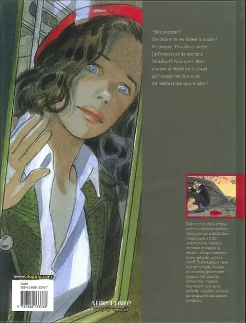 Verso de l'album Le Vol du corbeau Tome 2