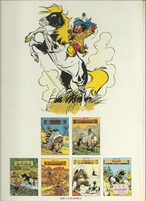 Verso de l'album Yakari Tome 5 Yakari et le grizzly