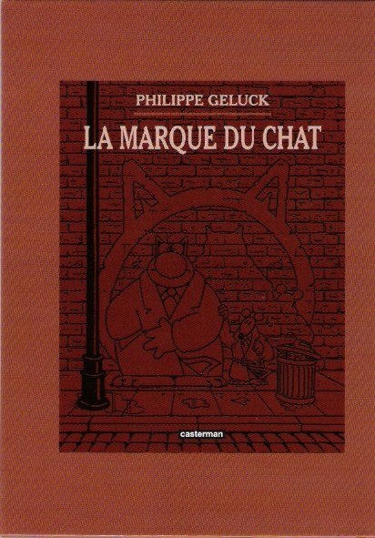 Verso de l'album Le Chat Le Chat a encore frappé / La Marque du Chat