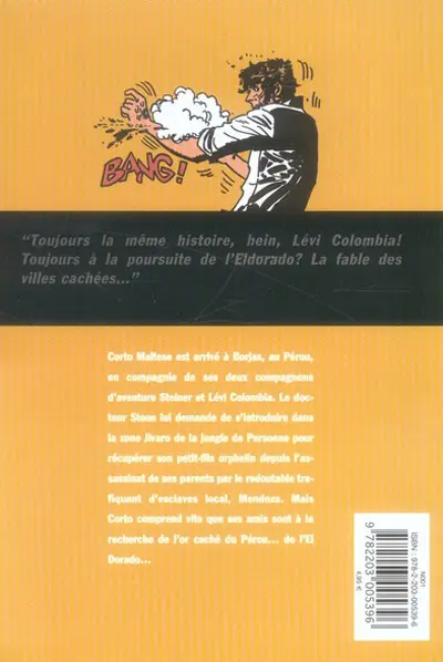 Verso de l'album Corto Tome 13 Fables et grand-pères