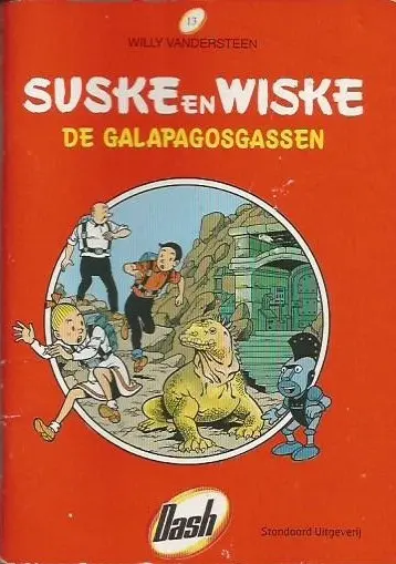 Verso de l'album Bob et Bobette (Publicitaire) Les gaz Galapagos