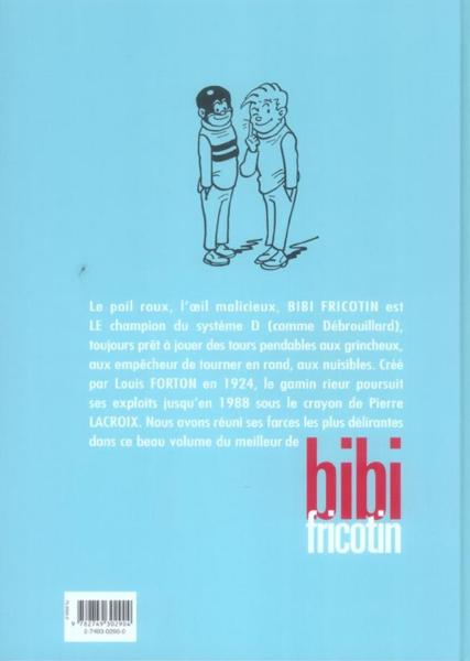 Verso de l'album Bibi Fricotin Le meilleur de Bibi Fricotin