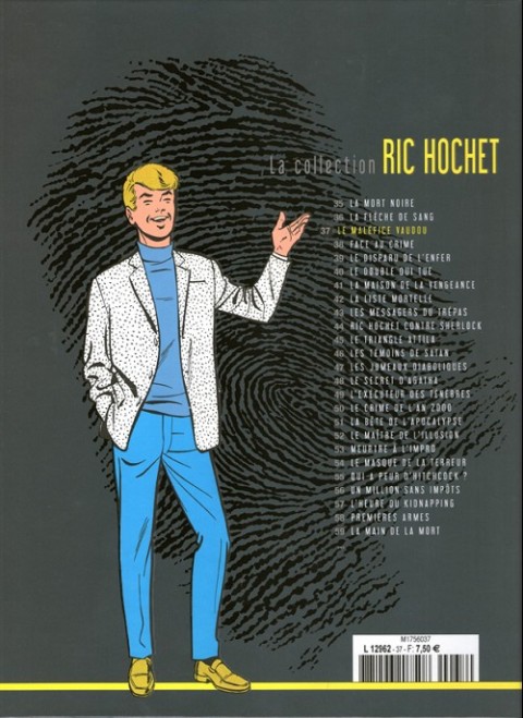 Verso de l'album Ric Hochet La collection Tome 37 Le maléfice vaudou