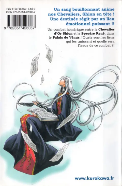 Verso de l'album Saint Seiya the lost canvas 20