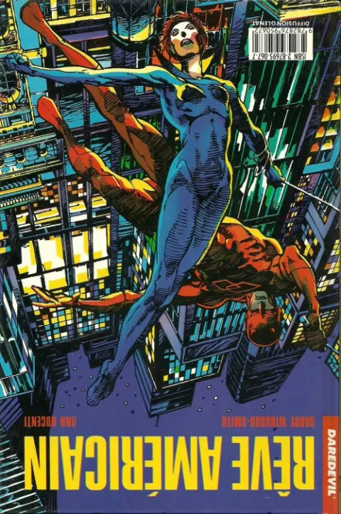 Verso de l'album Super Héros Tome 11 Serval : Fauve blessé - Daredevil : Rêve américain