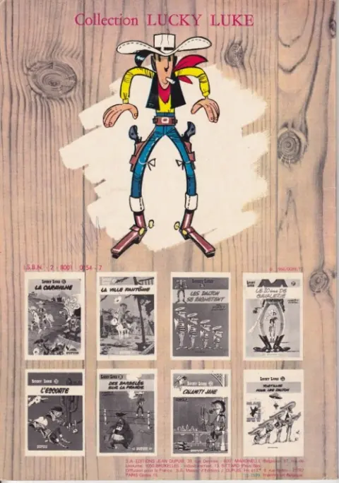 Verso de l'album Lucky Luke Tome 15 L'évasion des Dalton