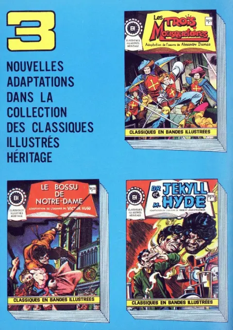 Verso de l'album Classiques illustrés Tome 2 20,000 lieues sous les mers
