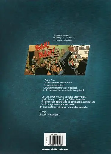 Verso de l'album Cerbères Tome 1 La séduction de l'innocent