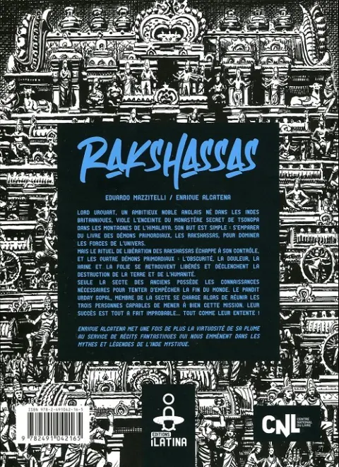 Verso de l'album Rakshassas