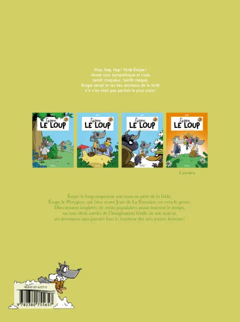 Verso de l'album Ésope le loup Tome 3 Petite mitraille et grosses canailles