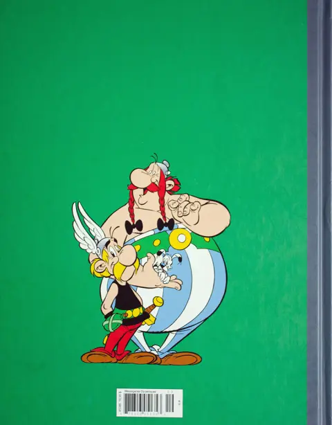 Verso de l'album Astérix La collection officielle Tome 18 Les lauriers de César