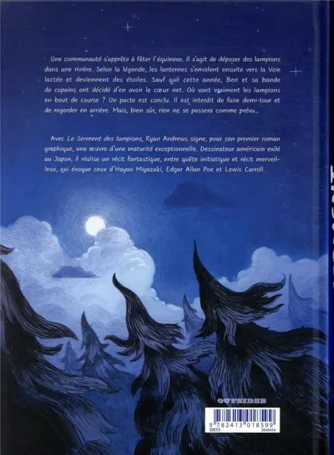 Verso de l'album Le serment des lampions