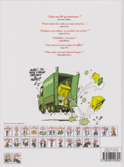 Verso de l'album La Vérité sur... Tome 5 Le déménagement