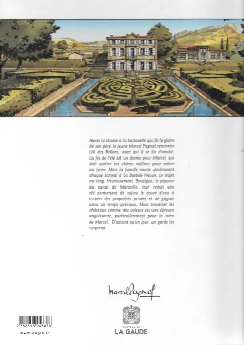 Verso de l'album Souvenirs d'enfance Tome 2 Le Château de ma Mère