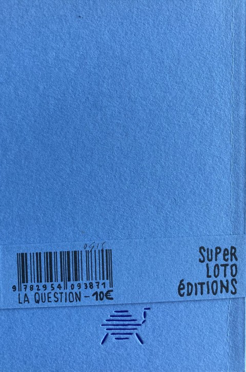 Verso de l'album La question / La Réponse 1 La Question