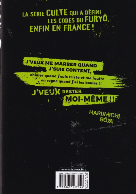 Verso de l'album Crows 3