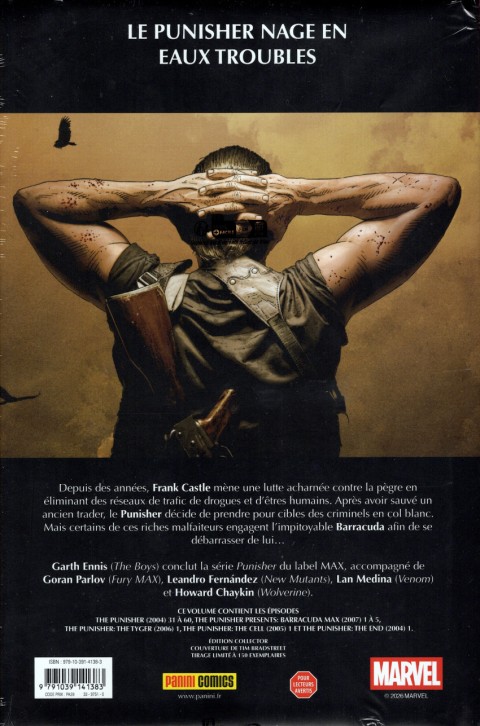 Verso de l'album The Punisher 3