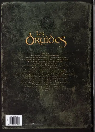 Verso de l'album Les Druides Tome 4 La ronde des géants