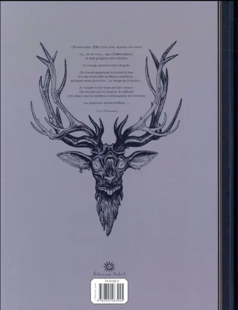 Verso de l'album L'Esprit de Lewis Acte I