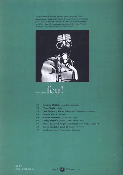 Verso de l'album Feuerwerk