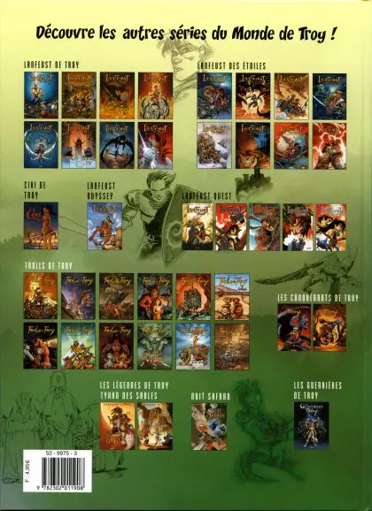 Verso de l'album Gnomes de Troy Morceaux Choisis !