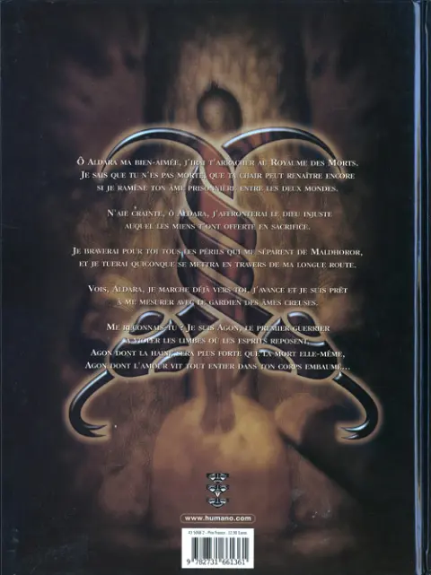 Verso de l'album Les Hérésiarques Tome 2 Les sentiers invisibles
