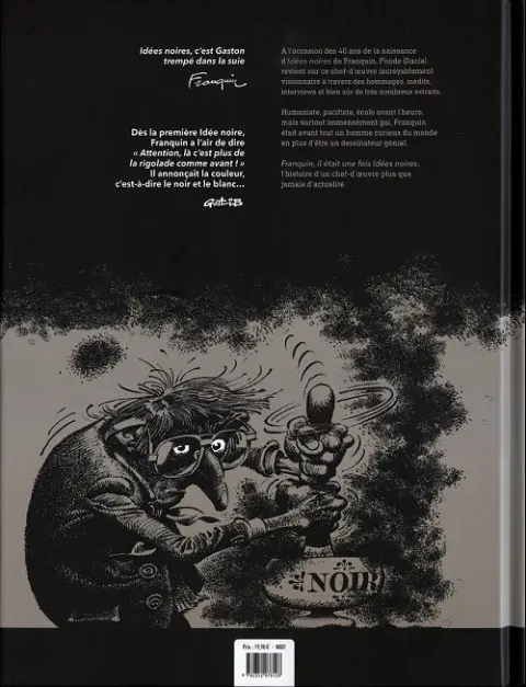 Verso de l'album Idées noires Il était une fois idées noires
