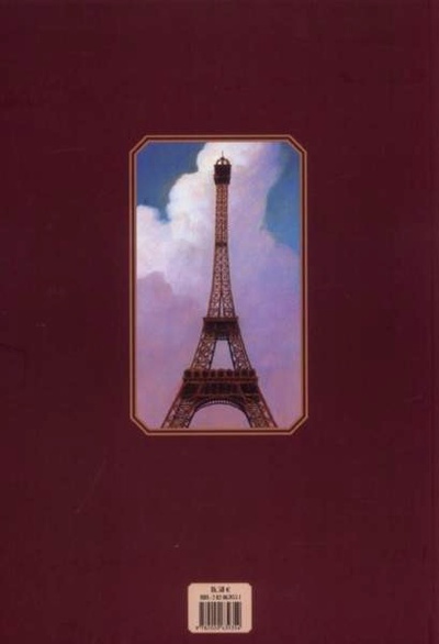 Verso de l'album L'Indien de la Tour Eiffel