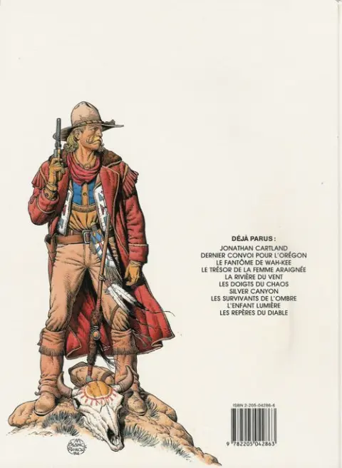 Verso de l'album Jonathan Cartland Tome 10 Les repères du diable