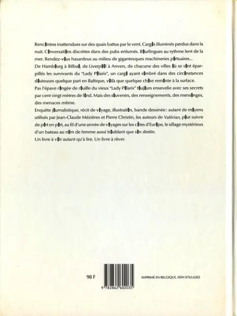 Verso de l'album Lady Polaris