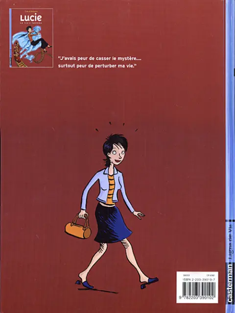 Verso de l'album Lucie Tome 1 Le train fantôme