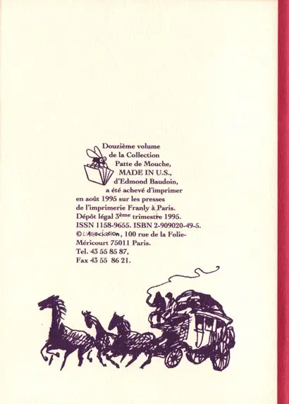 Verso de l'album Made in U.S.