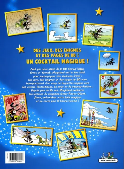 Verso de l'album Magicland Tome 1 Philtra mène l'enquête !