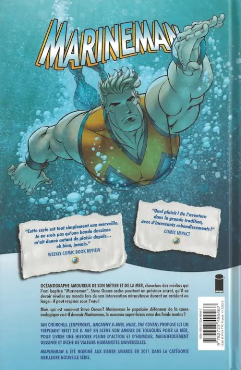 Verso de l'album Marineman Tome 1 Une question de vie ou de mer