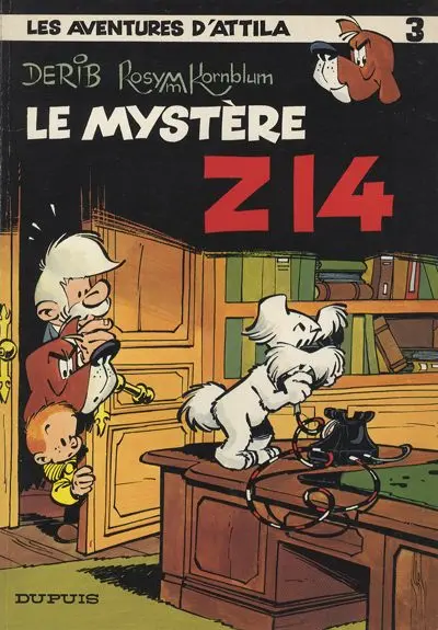 Les aventures d'Attila Tome 3 Le mystère Z 14