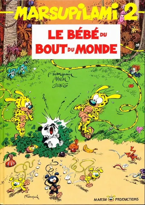Couverture de l'album Marsupilami Tome 2 Le bébé du bout du monde