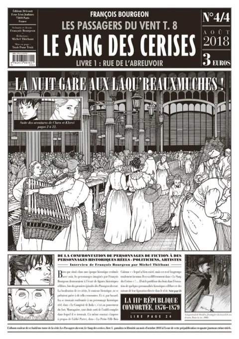 Couverture de l'album Les Passagers du vent Tome 8 Le Sang des cerises - Livre 1 (4/4)
