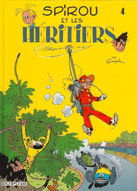 Couverture de l'album Spirou et Fantasio Tome 4 Spirou et les héritiers