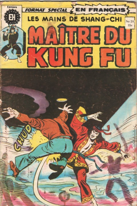 Couverture de l'album Les Mains de Shang-Chi, maître du Kung-Fu N° 24 Cat