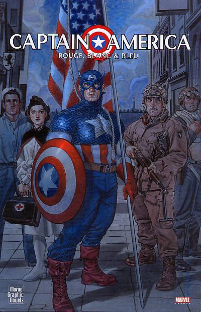 Couverture de l'album Captain America - Rouge, blanc & bleu