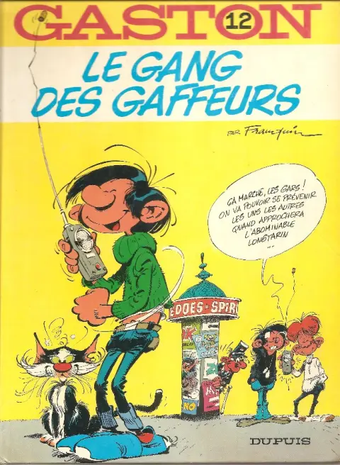 Couverture de l'album Gaston Tome 12 Le Gang des gaffeurs