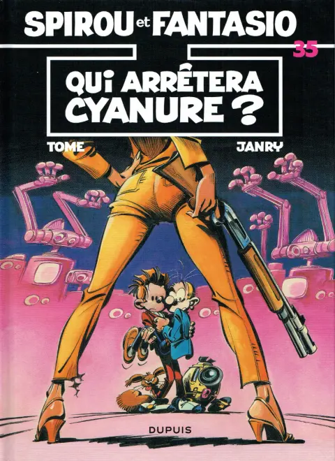 Couverture de l'album Spirou et Fantasio Tome 35 Qui arrêtera Cyanure ?