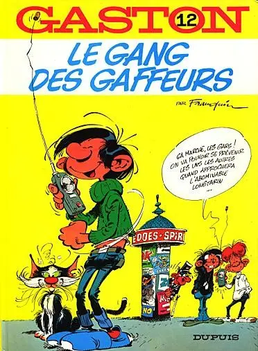 Couverture de l'album Gaston Tome 12 Le gang des gaffeurs