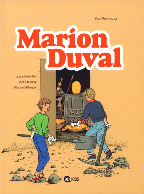 Couverture de l'album Marion Duval #1 Marion Duval et le scarabée bleu - Rapt à l'Opéra - Attaque à Ithaque