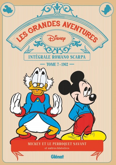 Couverture de l'album Les Grandes aventures Disney Tome 7 1962 : Le perroquet savant et autres histoires