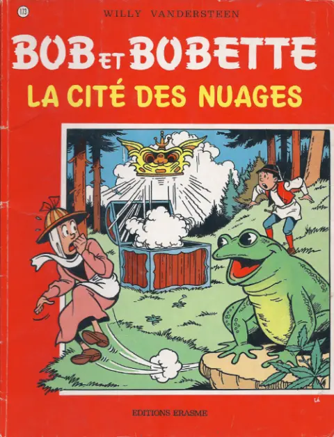 Couverture de l'album Bob et Bobette Tome 173 La cité des nuages